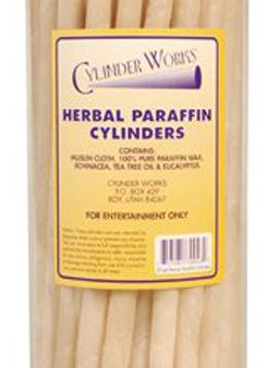 CYLINDER WORKS - Paraffin Herbal Cylinders - 50 Candles For Discount