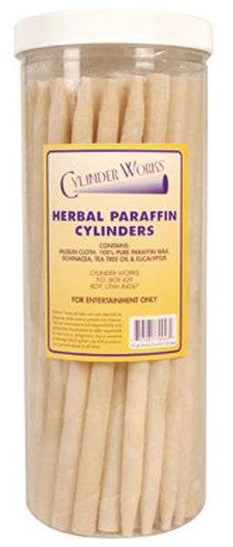 CYLINDER WORKS - Paraffin Herbal Cylinders - 50 Candles For Discount