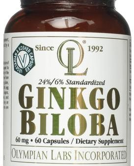 OL - Ginkgo Biloba Extract 60 mg - 60 Capsules Hot on Sale