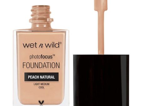 WET N WILD - Photo Focus Foundation, Peach Natural - 1 fl. oz. (30 ml) Online Sale