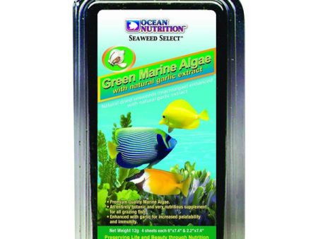 OCEAN NUTRITION - Seaweed Green Marine Algae Small - 4 Sheets Online Hot Sale