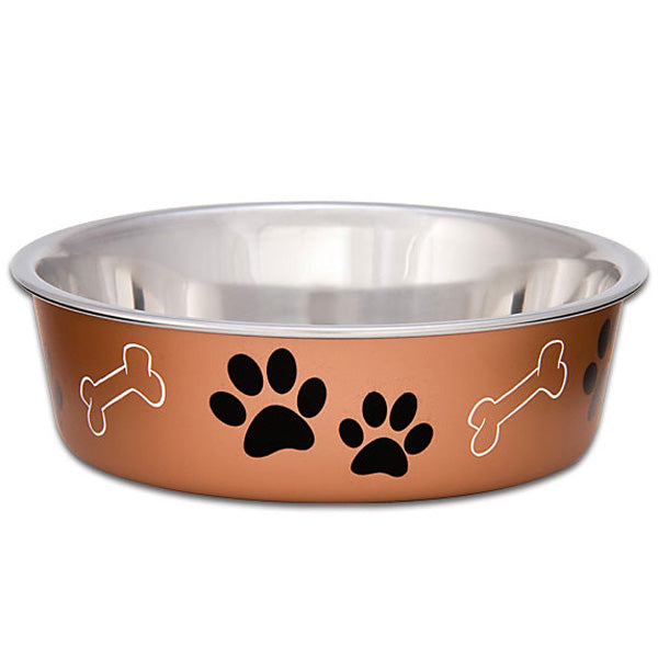 LOVING PETS - Bella Bowls Dog Bowl Metallic Copper Small - 15 oz. Discount