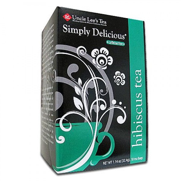 UNCLE LEE S TEA - Simply Delicious Hibiscus Tea - 18 Tea Bags on Sale