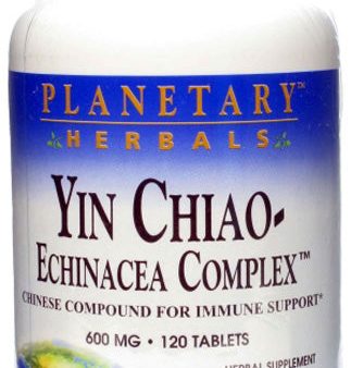 PLANETARY HERBALS - Yin Chiao-Echinacea Complex 600 mg - 120 Tablets Online Hot Sale