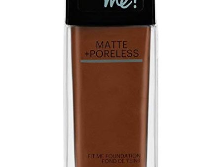 MAYBELLINE - Fit Me Matte + Poreless Foundation Deep Bronze - 1 fl oz (30 ml) Discount