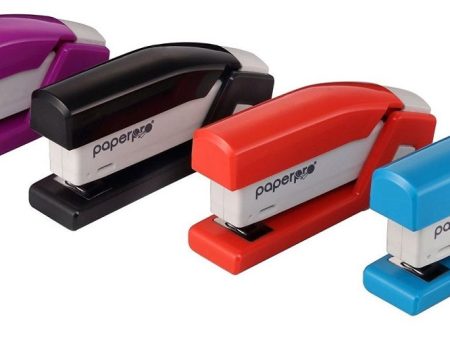 PAPER PRO - Compact Desktop Stapler, Assorted Colors - 1 Stapler Supply