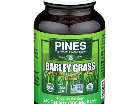 PINES - Barley Grass 500 mg - 250 Tablets For Discount