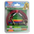 FOUR PAWS - Medium Weight Tie Out Cable Red - 30 Foot Cable Hot on Sale