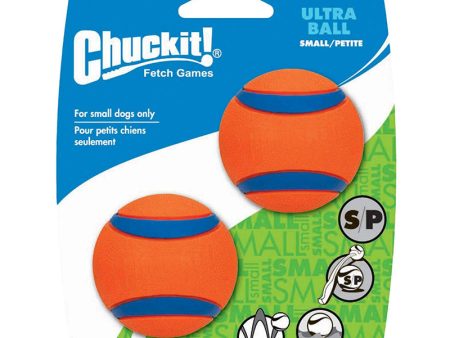 CHUCKIT - Ultra Ball Dog Toy Small - 2 Balls Supply