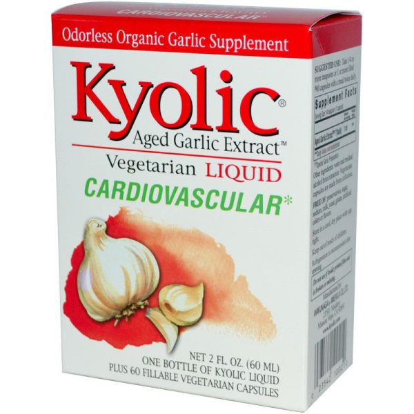 KYOLIC - Aged Garlic Extract Formula 100 Liquid Plain with 60 Caps - 2 oz Sale