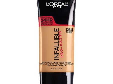 L OREAL - Infallible Pro-Matte Foundation Honey Bisque - 1 fl oz (30 ml) Cheap