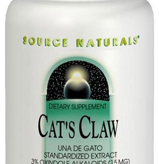 SOURCE NATURALS - Cat s Claw Bark 500 mg - 120 Tablets For Discount