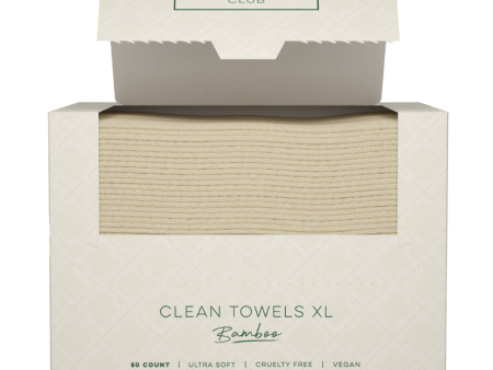 Clean Skin Club Clean Towels Bamboo XL x50 Discount