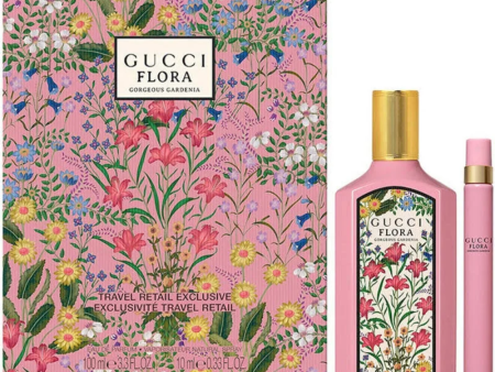 Gucci Flora Gorgeous Gardenia Eau De Parfum Gift Set 100ml For Sale