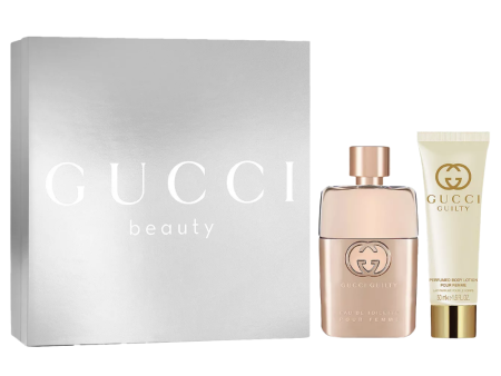 Gucci Guilty For Her Eau De Toilette Gift Set 50ml Online now