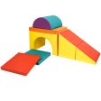 KORIMEFA 5 PCS Kids Climbing Toys for Toddlers 1-3, Lightweight Couch Kids for Crawling Sliding, Soft Play Equipment Foam Climber Blocks, Indoor Climb and Crawl Activity Playset For Discount