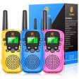 Kids Walkie Talkies 3 Packs, 2 Way Radio, 3 KM Long Range, Clear Sound 22 Channels Indoor Outdoor Toy for Boys Girls 3-12 Years Old Kids Gifts Online Sale