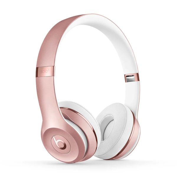 Beats Solo3 Wireless On-Ear Headphones with Apple W1 Headphone Chip, Rose Gold, MX442LL A Fashion