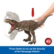 Jurassic World All-Out Attack Tyrannosaurus Rex Dinosaur Toy Action Figure, T-Rex Rampage Action Online