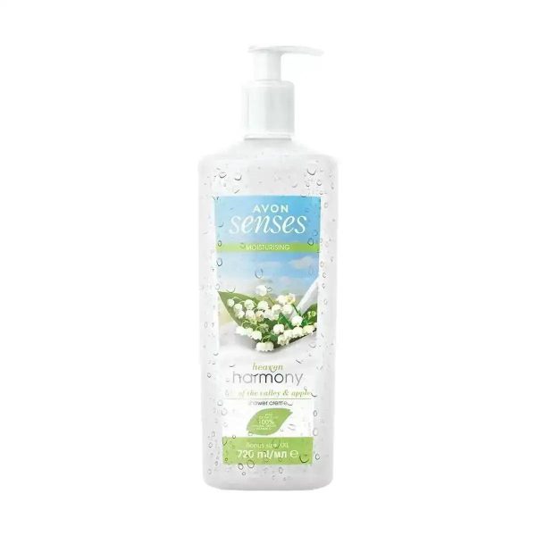 Avon Senses Heaven Harmony Crème de douche hydratante au muguet et à la pomme - 720 ml Cheap