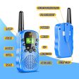 Kids Walkie Talkies 3 Packs, 2 Way Radio, 3 KM Long Range, Clear Sound 22 Channels Indoor Outdoor Toy for Boys Girls 3-12 Years Old Kids Gifts Online Sale