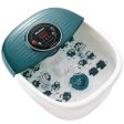 MaxKare Foot Spa Bath Massager with Heat, Bubbles, and Vibration, Digital Temperature Control, 16 Detachable Massage Rollers, Soothe and Comfort Feet on Sale