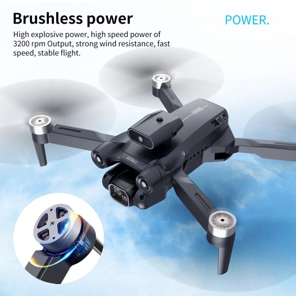 Drone with 4K Camera for Adults, AUOSHI RC Quadcopter with High Speed Brushless Motor, Altitude Hold, Waypoint Fly, 2 Batteries, Carrying Case Discount