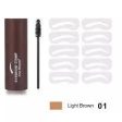 Kiss beauty One Step Eyebrow Stamp Shaping Kit - Maquillage pour sourcils en poudre For Cheap