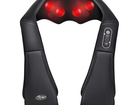 Naipo Shiatsu Back and Neck Massager with Heat Deep Kneading Massage for Neck, Back, Shoulder, Foot and Legs, Use at Home, Car, Office For Discount