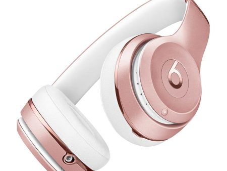 Beats Solo3 Wireless On-Ear Headphones with Apple W1 Headphone Chip, Rose Gold, MX442LL A Fashion