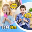 Kids Walkie Talkies 3 Packs, 2 Way Radio, 3 KM Long Range, Clear Sound 22 Channels Indoor Outdoor Toy for Boys Girls 3-12 Years Old Kids Gifts Online Sale