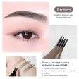 Kiss beauty crayon à sourcils 3D marron waterproof Fashion