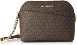 Michael Kors 35F1Gtvc6T Jet Set Travel Dome Crossbody Bag Leather Powder Blush Female Cheap