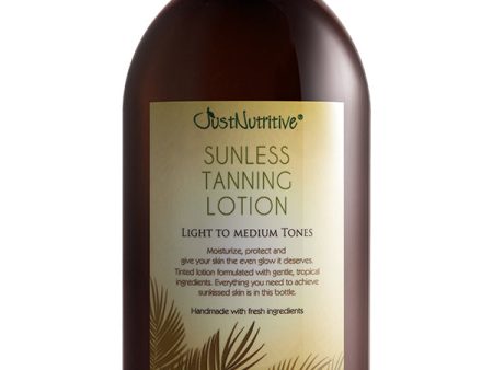 Sunless Tanning Lotion Light to Medium Tones Cheap