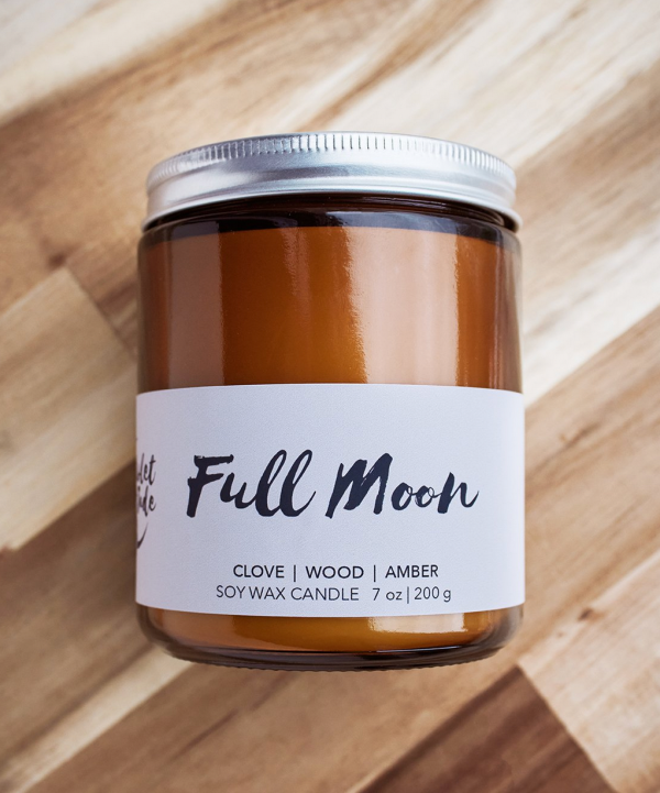 Full Moon Candle Fashion