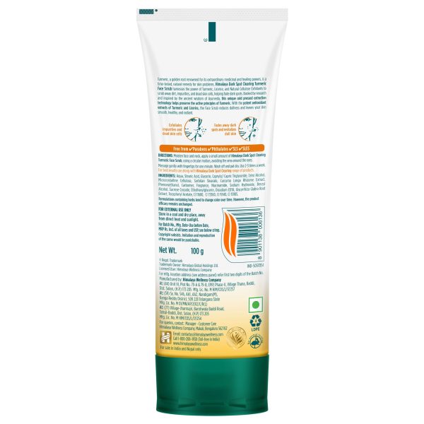 Himalaya Dark Spot Clearing Turmeric Face Scrub Online Hot Sale