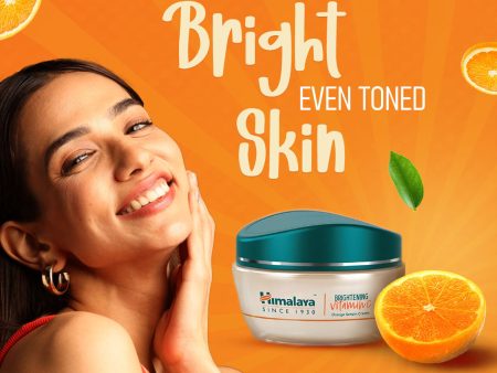 Brightening Vitamin C Orange Face Serum Cream Discount