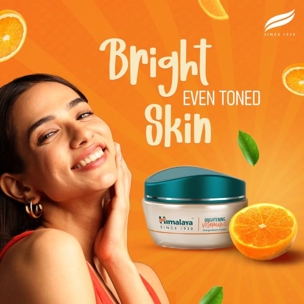 Brightening Vitamin C Orange Face Serum Cream Discount