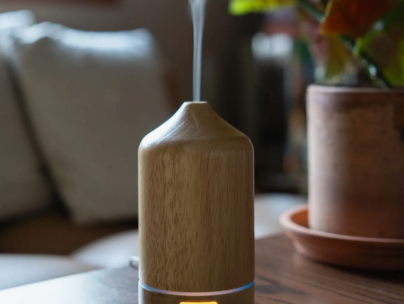 Natural Bamboo Ultrasonic Essential Oil Diffuser For Sale