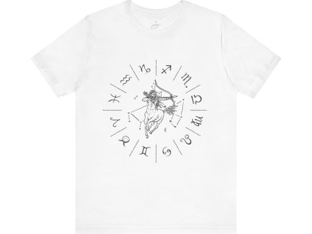 Sagittarius Wheel  Unisex Jersey Tee Hot on Sale