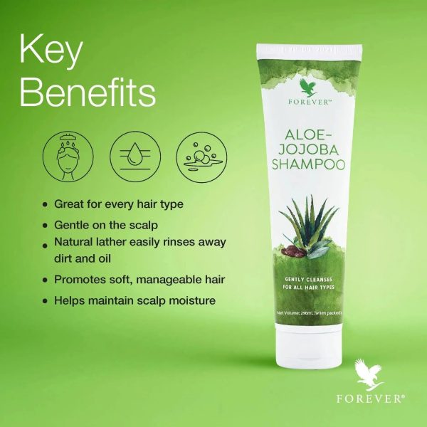 forever aloe jojoba shampoo benefits 296ml Hot on Sale