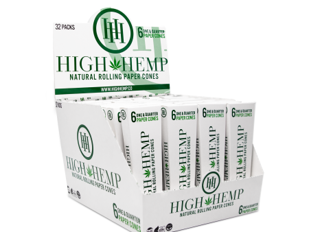 High Hemp Rolling Paper Cones Hot on Sale