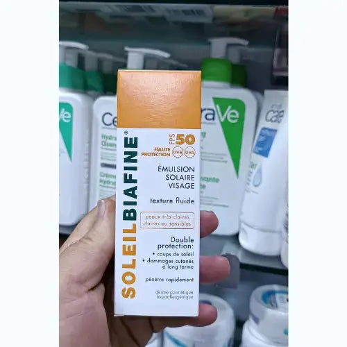 Biafine Soleil Emulsion Visage 50 spf 50 ml on Sale