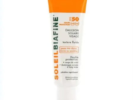 Biafine Soleil Emulsion Visage 50 spf 50 ml on Sale