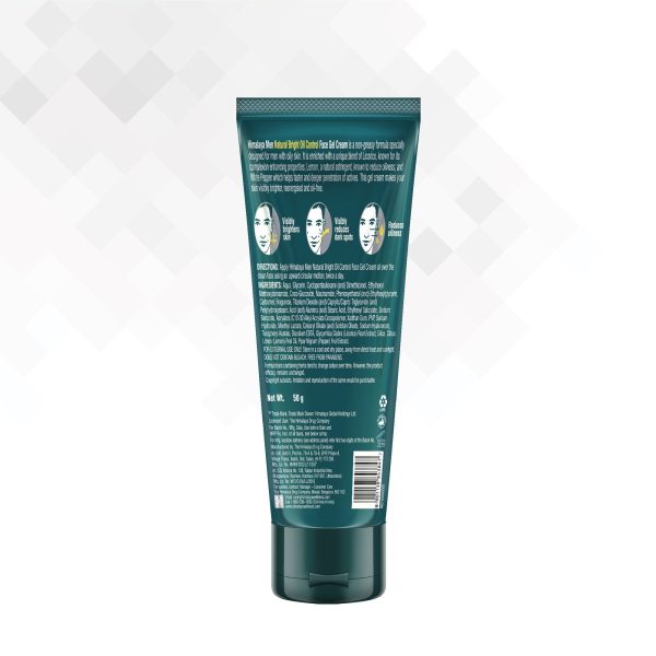 Himalaya Men Natural Bright Oil Control Face Gel Cream Fashion