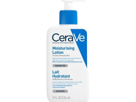 Cerave 
Lait Hydratant - Crème visage et corps Online now